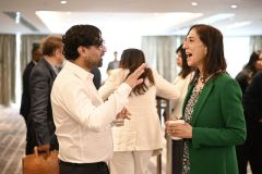 Networking at Ideas for India conference